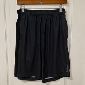 Reebok Men's Athletic Performance Wear Shorts Dark Gray and Black Size Small EUC